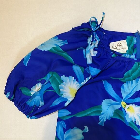 Vintage Ja-na of Hawaii women’s floral maxi dress with pocket size 10 - Picture 12 of 12